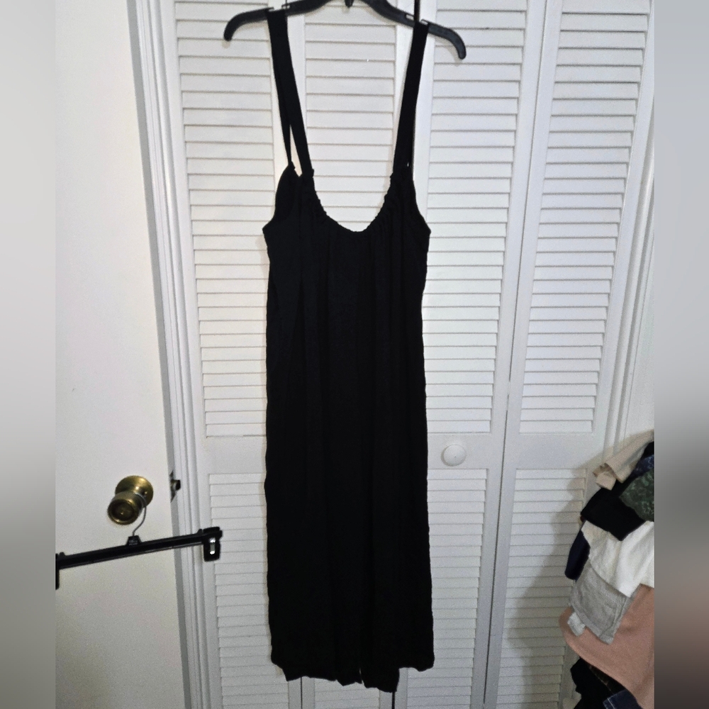 SHEIN Curve Women's 4XL Black Sleeveless Wide Leg Jumpsuit